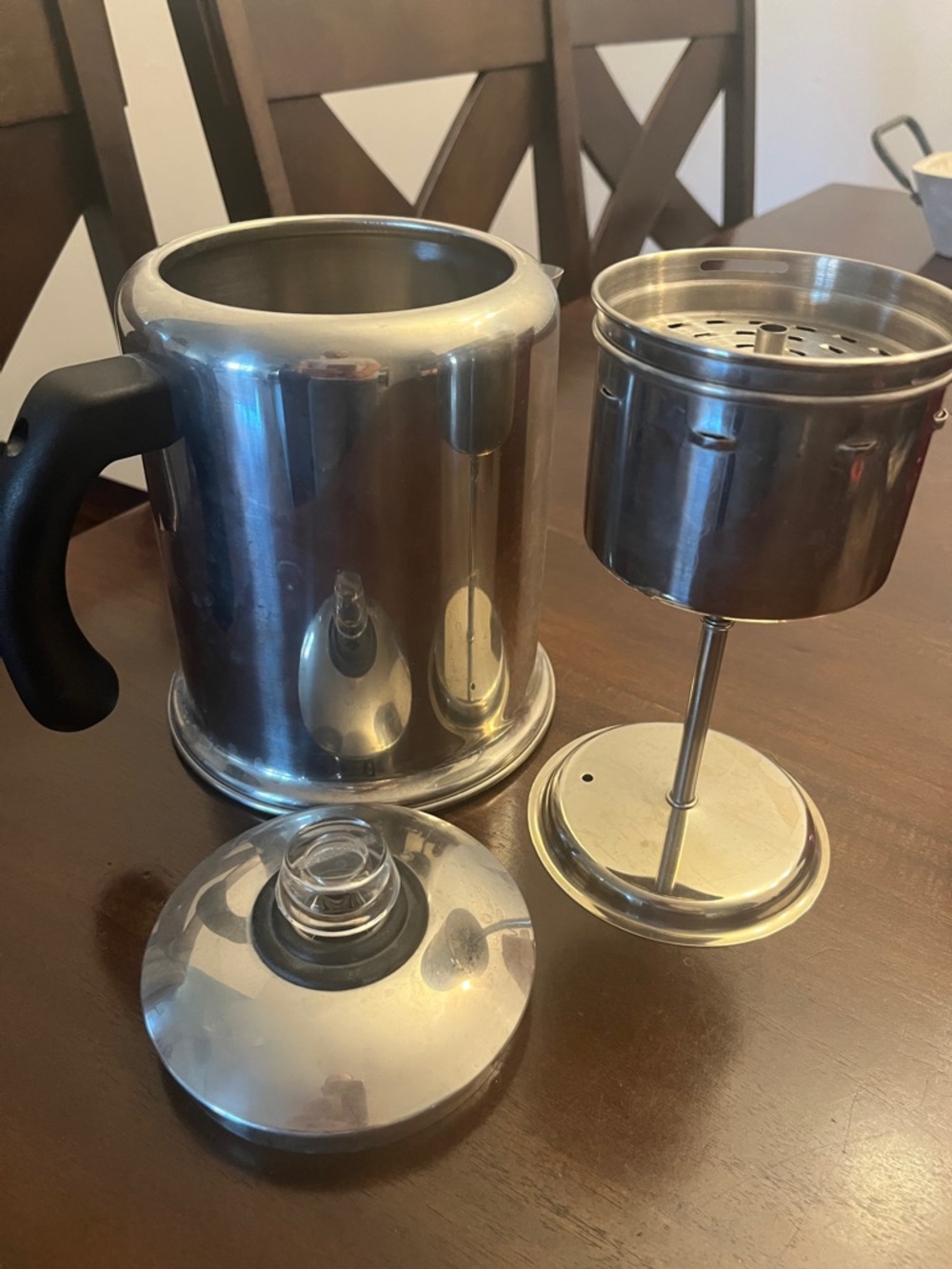🌴⭐️ Farberware Stainless Steel 8 cup Coffee Pot - Picture 4 of 9